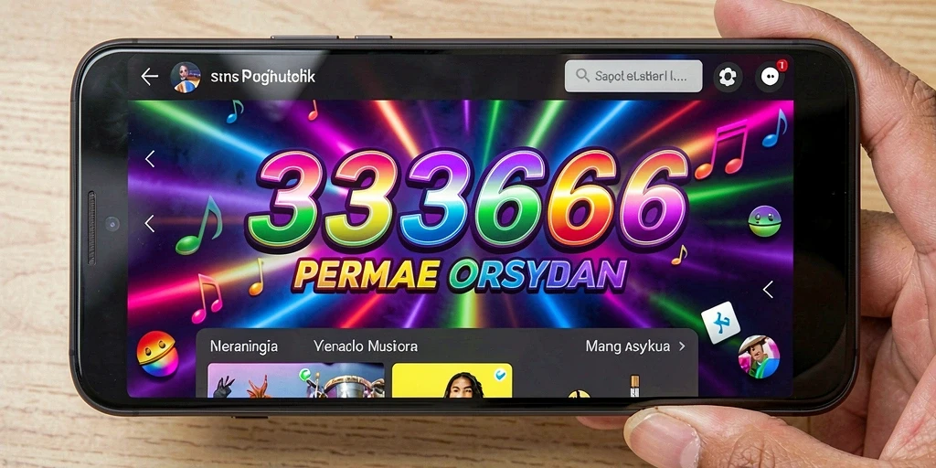 Tampilan gameplay 333666: pengalaman seru bermain musik.