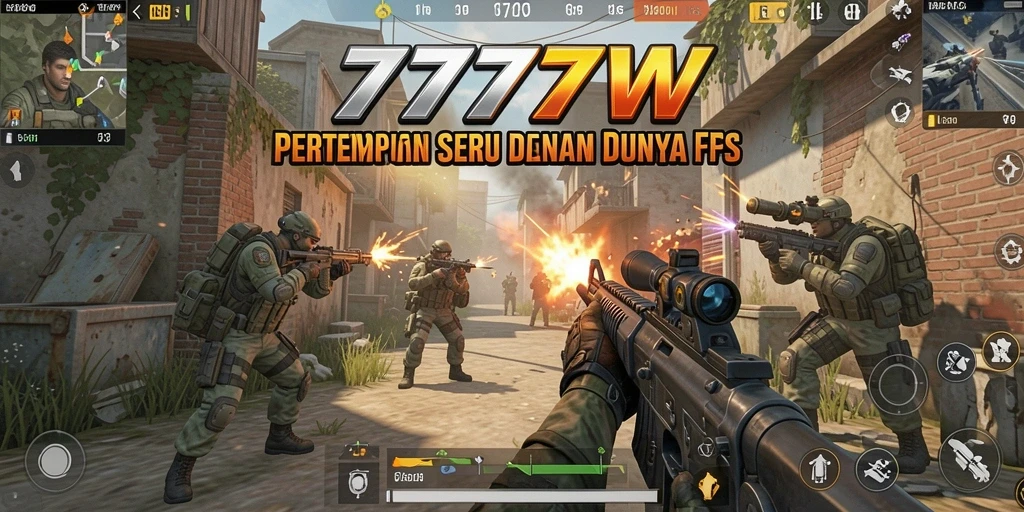 Tampilan gameplay intens dan mendebarkan di 7777W.
