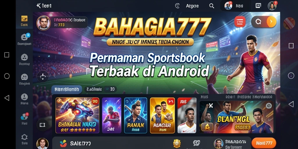Tampilan gameplay menarik pada BAHAGIA777 untuk taruhan olahraga.