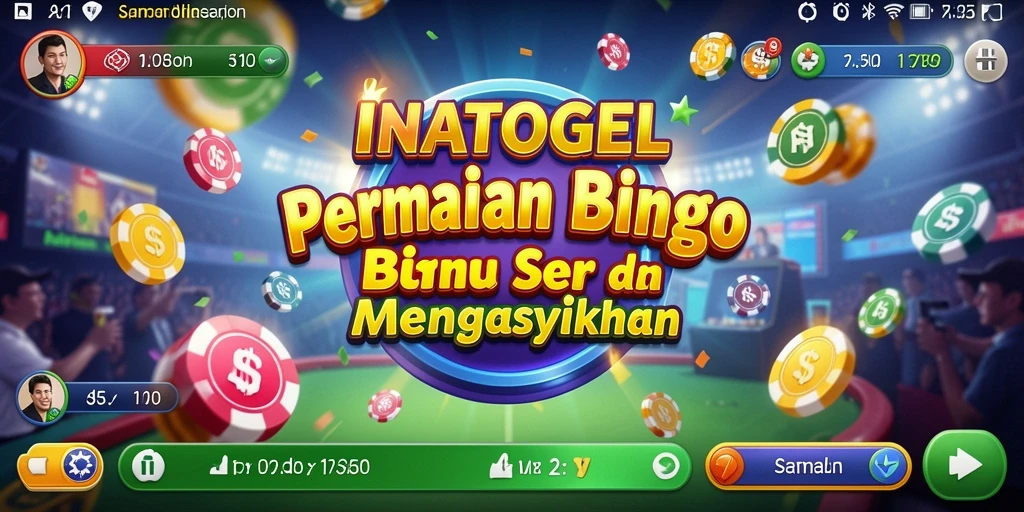 Screenshot INATOGEL menampilkan gameplay Bingo yang menegangkan dan interaktif.