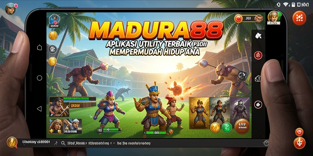 Tampilan antarmuka pengguna MADURA88 yang intuitif dan menarik.
