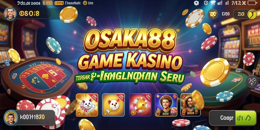Tampilan menarik dan realistis dari gameplay Kasino OSAKA88.