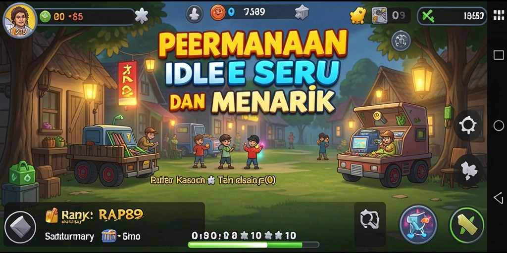 Tampilan gameplay RAP89 yang menarik dan interaktif di dalam game Idle.