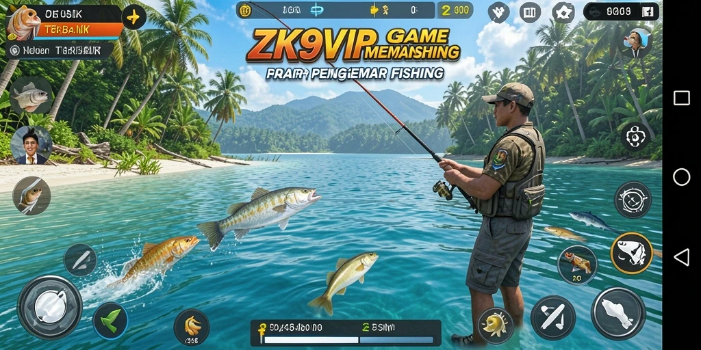Tangkapan besar dalam gameplay ZK9VIP yang menegangkan.